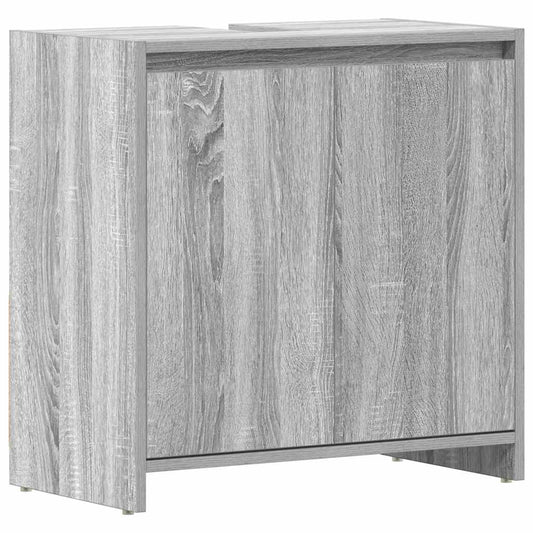 Bathroom Cabinet Grey Sonoma 60x33x60 cm Engineered Wood