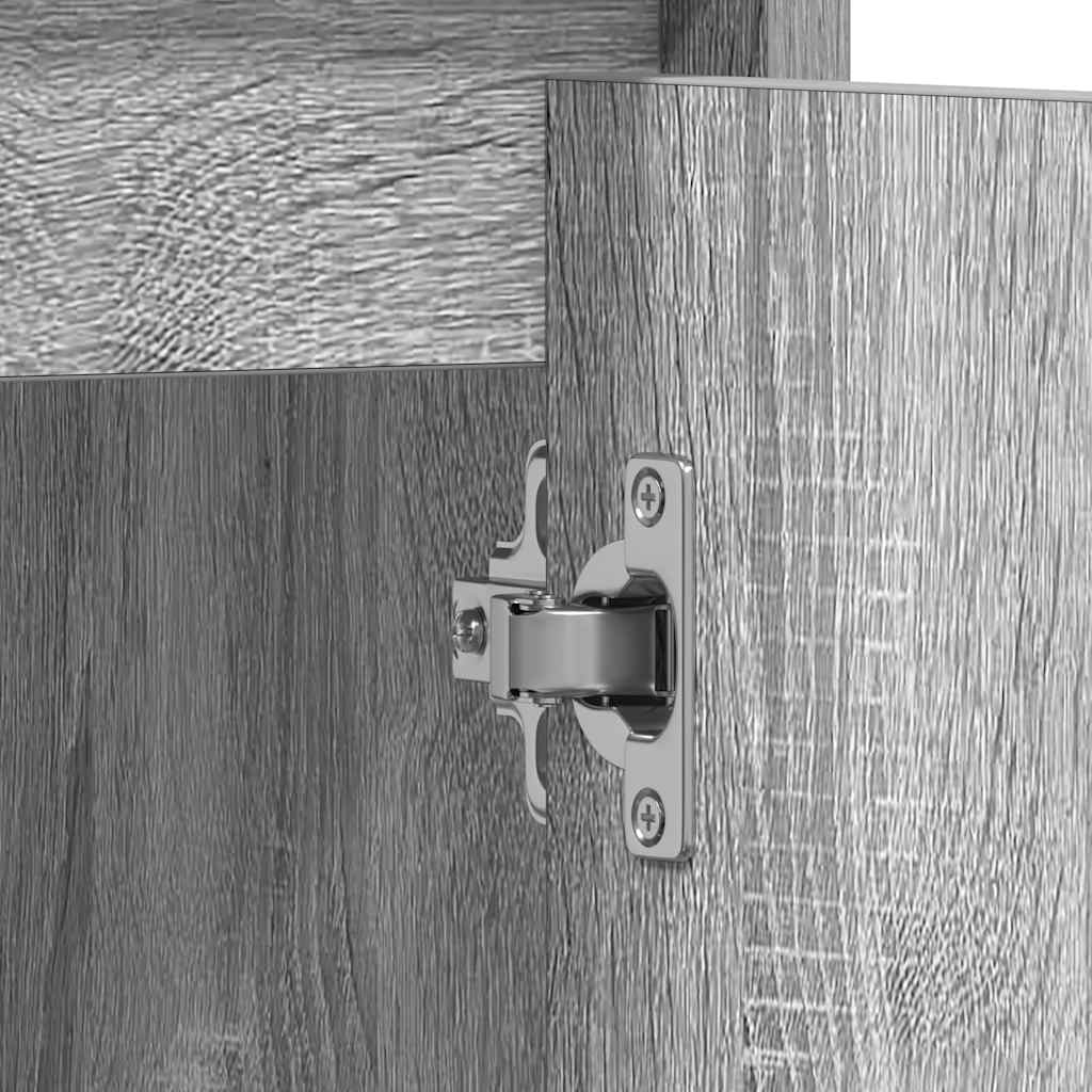 Bathroom Cabinet Grey Sonoma 60x33x60 cm Engineered Wood