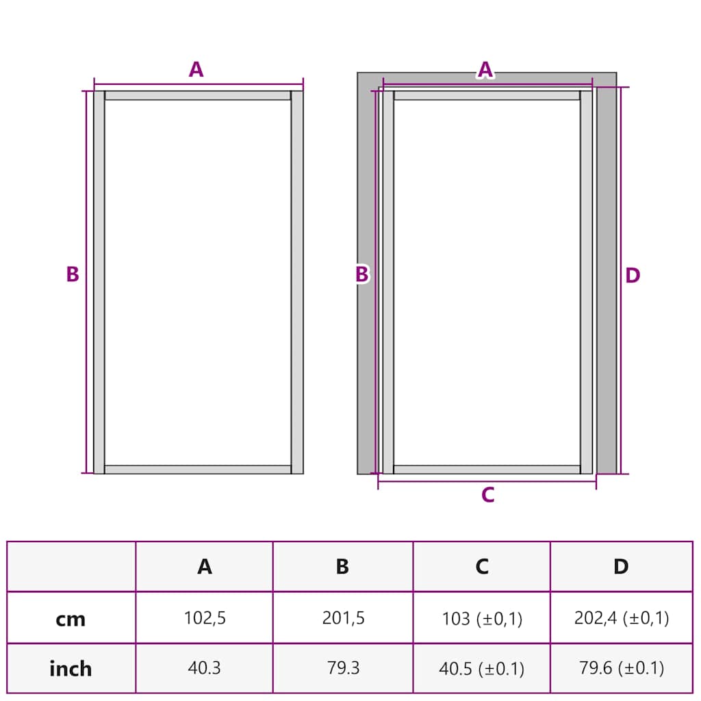 Interior Door Black 102x201,5 cm Tempered Glass&Aluminium Slim