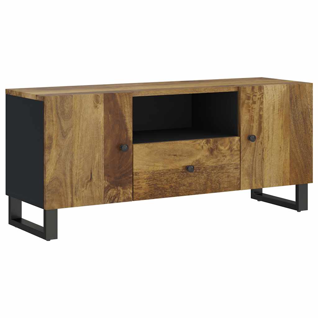 TV Cabinet 105x33.5x46 cm Solid Wood Mango&Engineered Wood