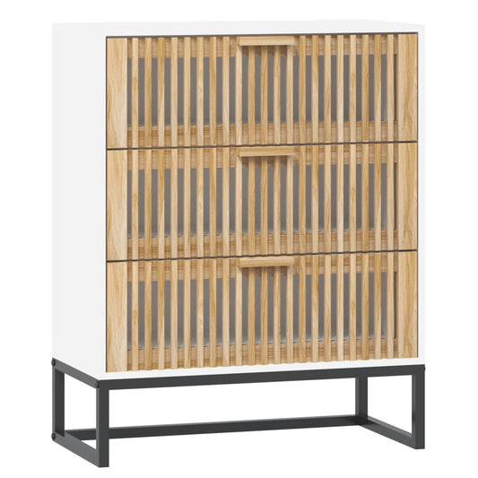 Sideboard White 60x30x75 cm Engineered Wood
