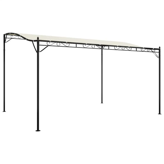 Canopy Cream 4x3 m 180 g/m² Fabric and Steel