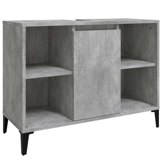 Sink Cabinet | Concrete Grey | Engineered Wood | Medium