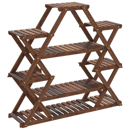 Flower Stand 110x25x105 cm Solid Wood Fir