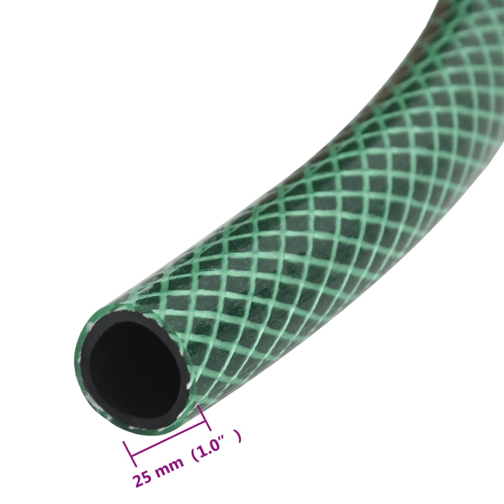 Garden Hose Green 1" 100 m PVC