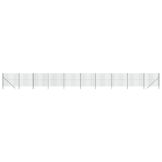 Wire Mesh Fence Green 1,8x25 m Galvanised Steel