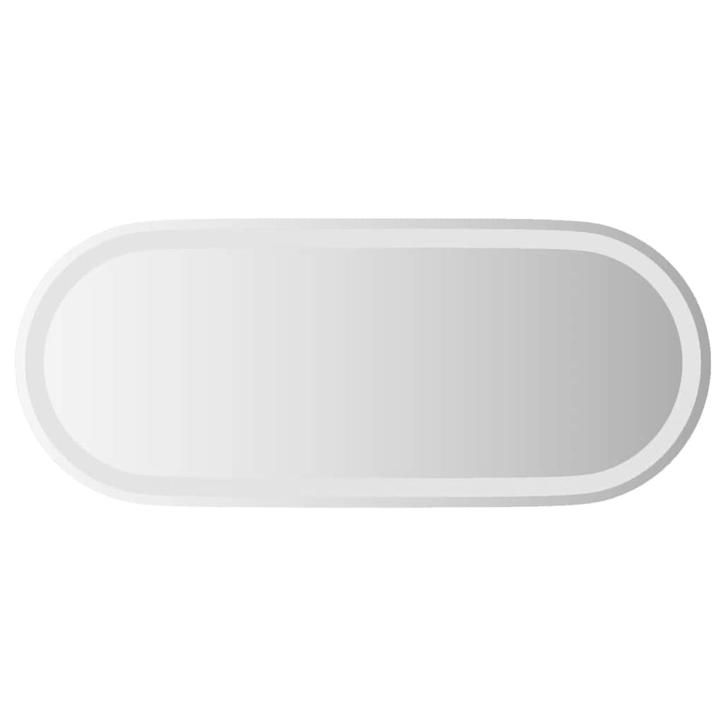 LED Bathroom Mirror Transparent Glass 35.4 x 15.7 in