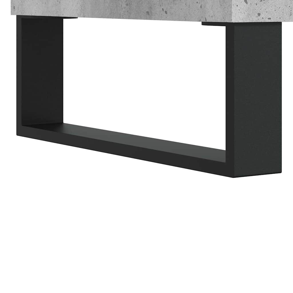 Sideboard Concrete Grey 69.5x34x90 cm Engineered Wood