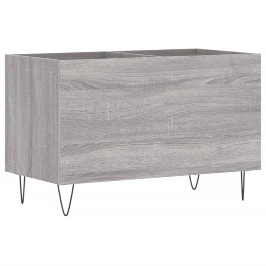 Record Cabinet Grey Sonoma 74.5x38x48 cm Engineered Wood