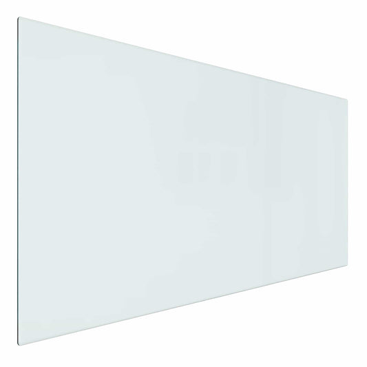 Fireplace Glass Plate Transparent 100 x 50 cm Glass