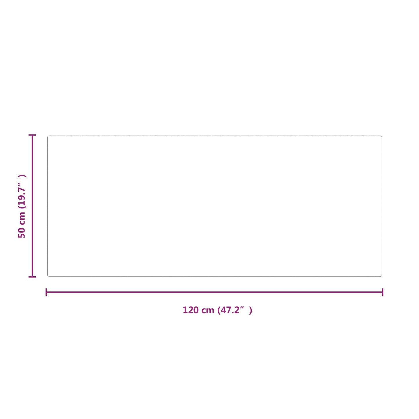 Fireplace Glass Plate Transparent 120 x 50 cm Glass