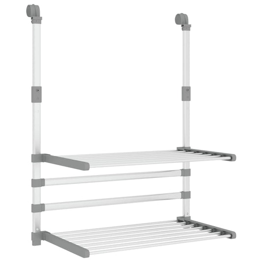 Drying Rack for Balcony 54x25x42 cm Aluminium