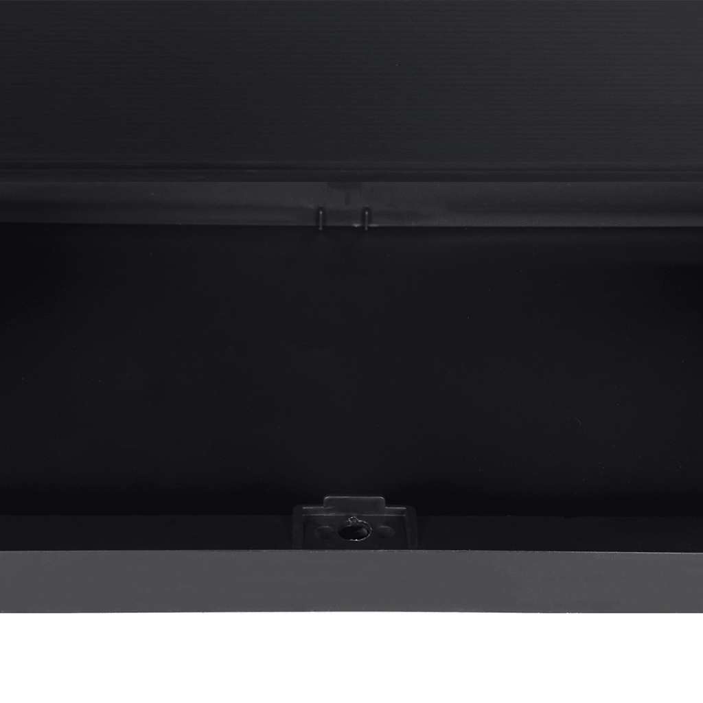 Outdoor Storage Cabinet Grey and Black 65x37x165 cm PP