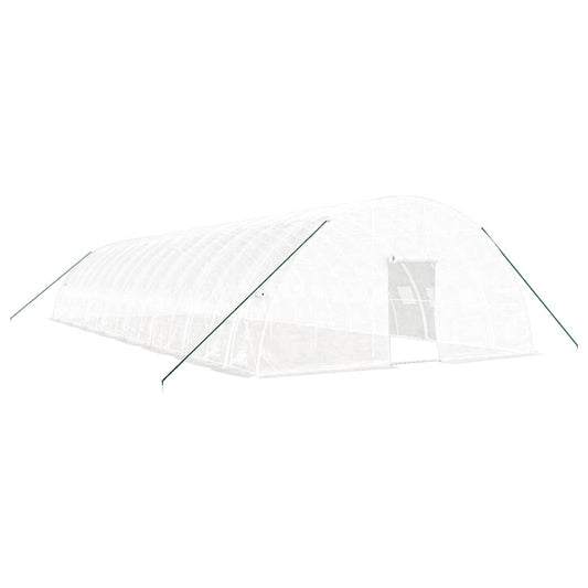 Greenhouse with Steel Frame White 96 m² 16x6x2.85 m