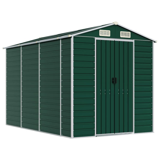 Garden Shed | Green | Galvanised steel | Large | Garden Shed