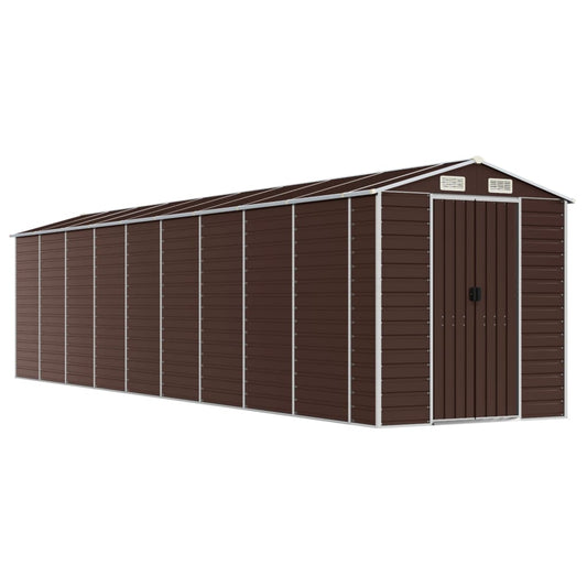 Garden Shed | Brown | Galvanised Steel | Large | Garden Shed