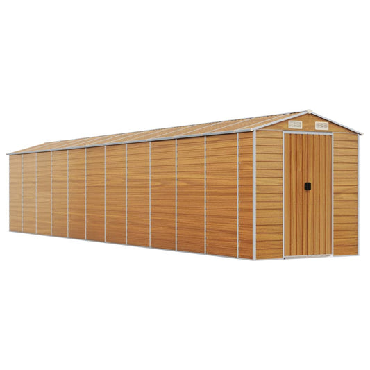 Garden Shed | Light brown | Galvanised Steel | Large | Garden Shed