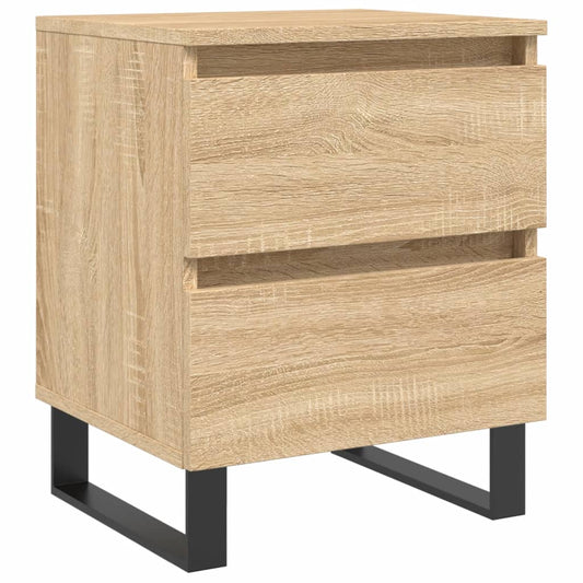 Bedside Cabinet Sonoma Oak 40x35x50 cm Engineered Wood