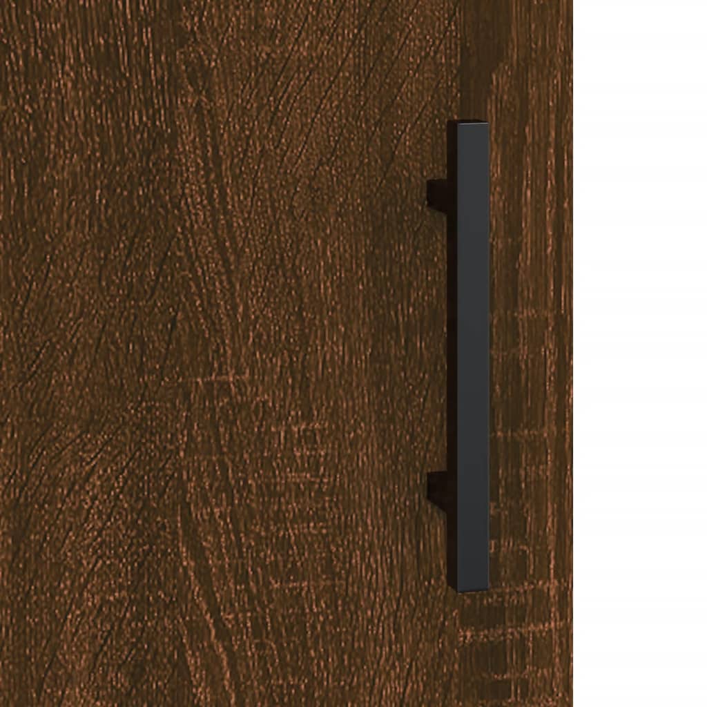 Bedside Cabinets 2 pcs Brown Oak 40x40x50 cm Engineered Wood