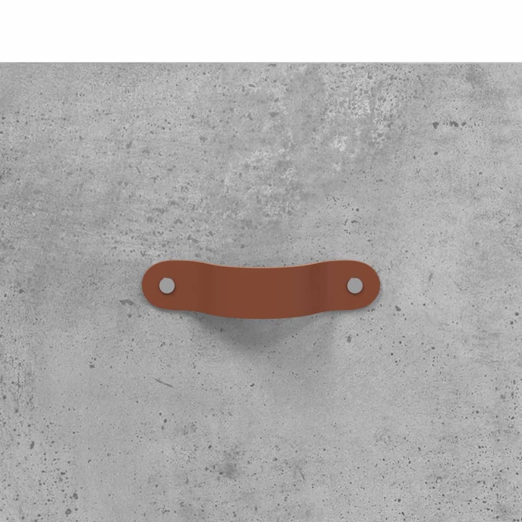 Bedside Cabinet Concrete Grey 40x40x66 cm Engineered Wood