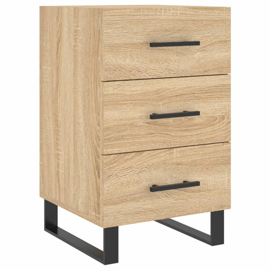 Bedside Cabinet Sonoma Oak 40x40x66 cm Engineered Wood
