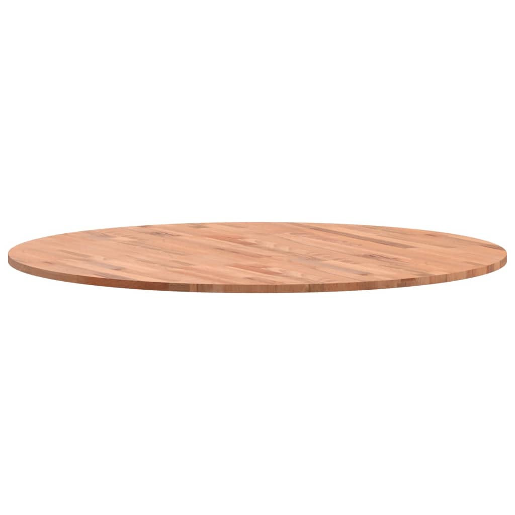 Table Top Ø90x1.5 cm Round Solid Wood Beech