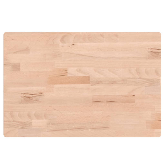 Bathroom Countertop 60x40x1.5 cm Solid Wood Beech