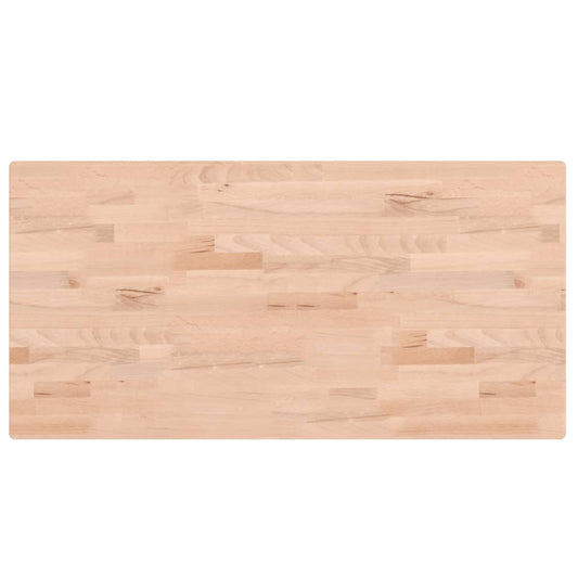 Bathroom Countertop 100x50x2.5 cm Solid Wood Beech