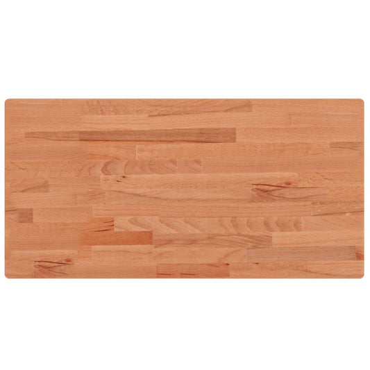 Bathroom Countertop 100x50x1.5 cm Solid Wood Beech