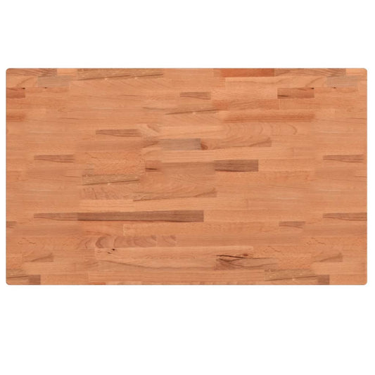 Bathroom Countertop 100x60x4 cm Solid Wood Beech