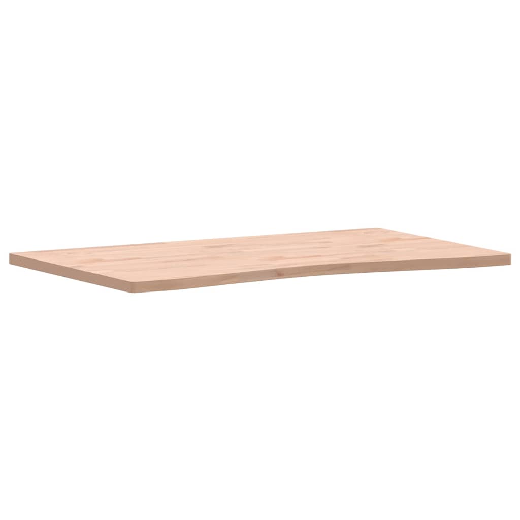 Desk Top 100x(55-60)x2.5 cm Solid Wood Beech