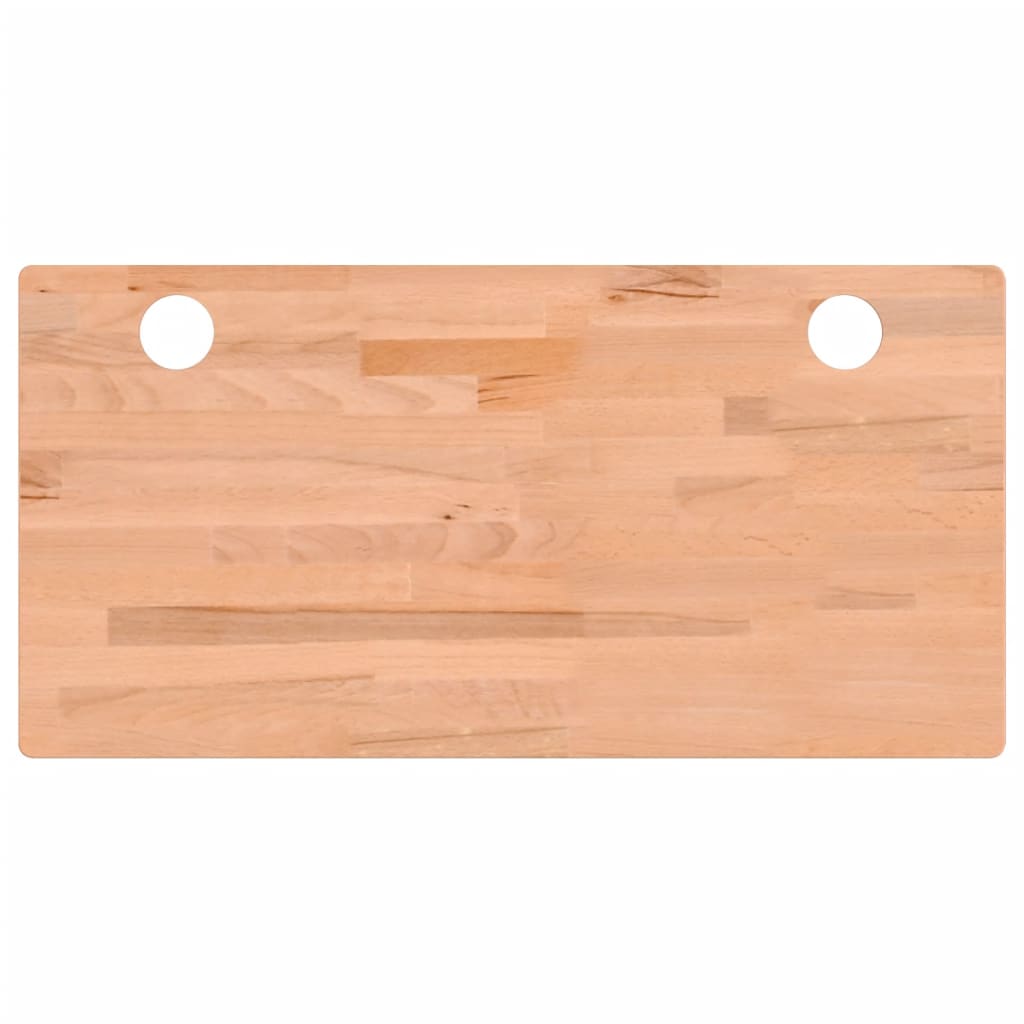 Desk Top 100x50x2.5 cm Solid Wood Beech