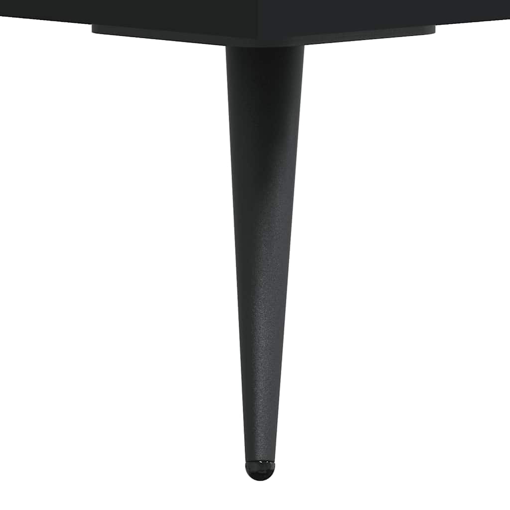 Highboard Black 69,5x34x180 cm Engineered Wood