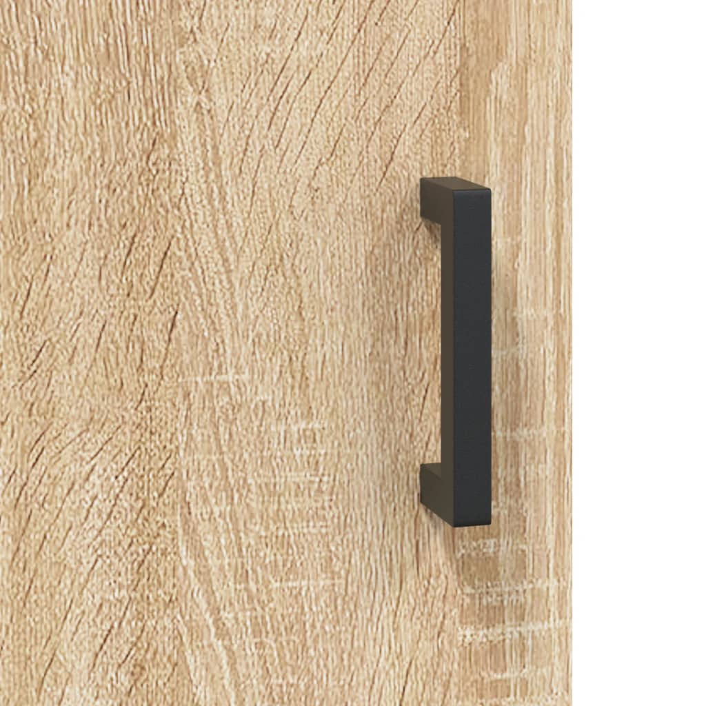 Wall Mounted Cabinet Sonoma Oak 69.5x34x90 cm Engineered Wood
