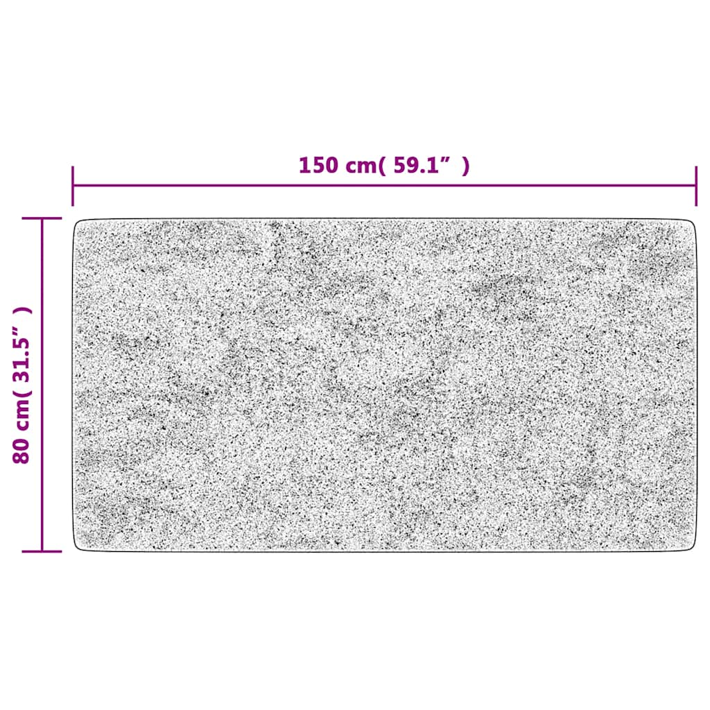 Rug Washable Multicolour 80x150 cm