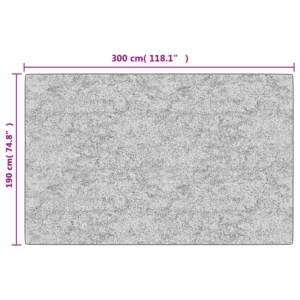 Rug Washable Multicolour 190x300 cm