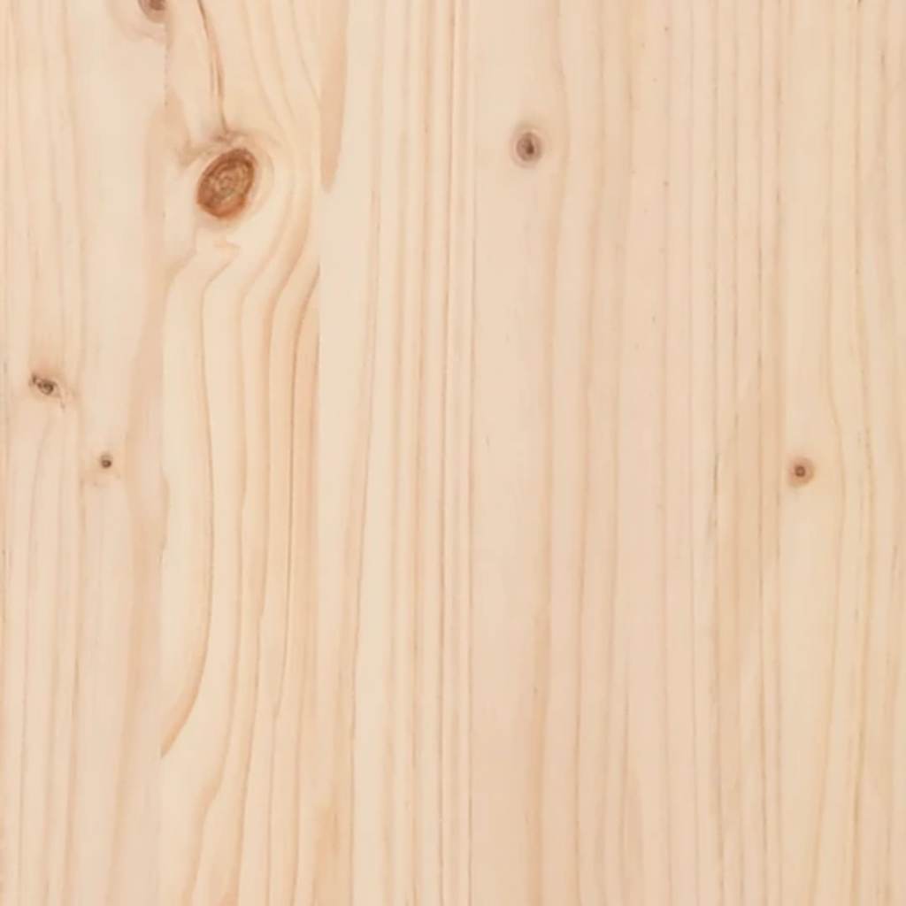 Bed Frame without Mattress King Size Solid Wood Pine