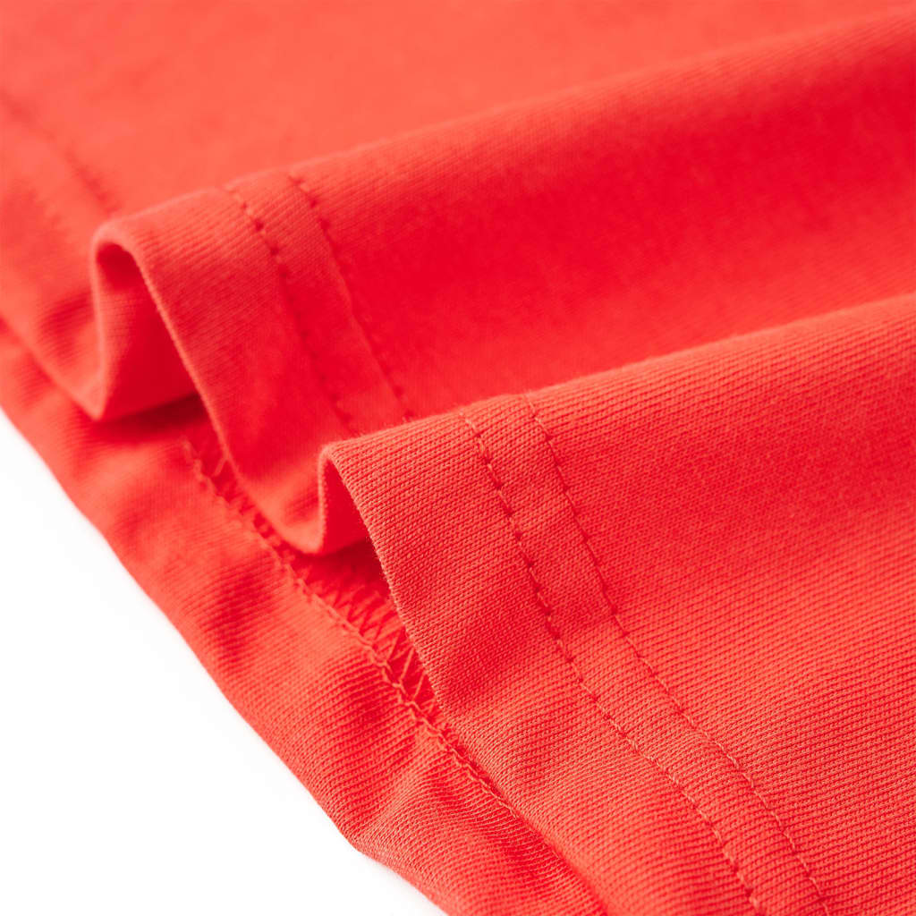 Kids' T-shirt with Short Sleeves Red 104