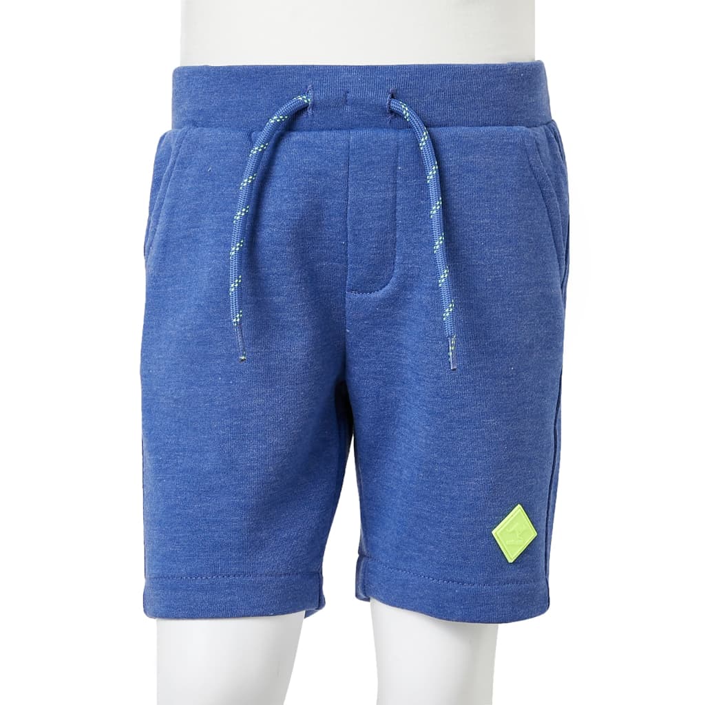 Kids' Shorts with Drawstring Blue Melange 116