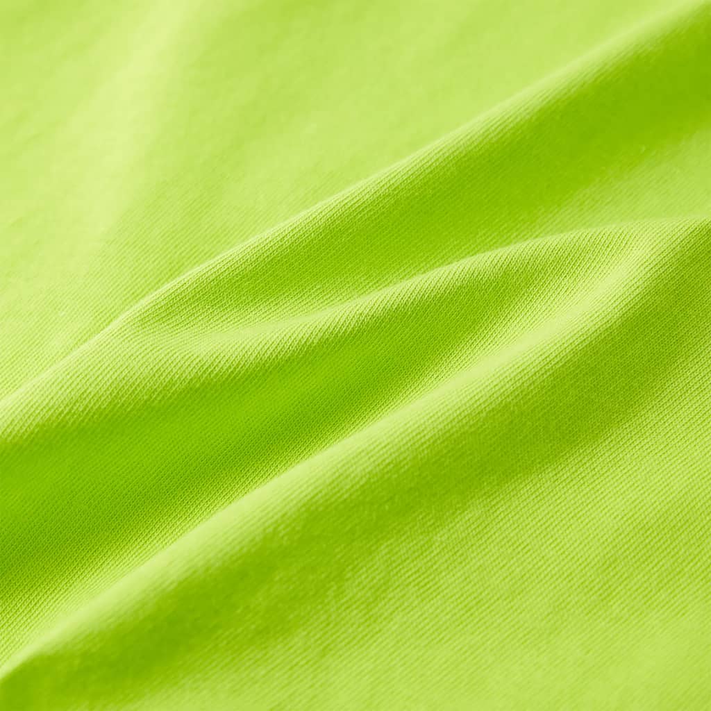 Kids' T-shirt with Short Sleeves Lime 116