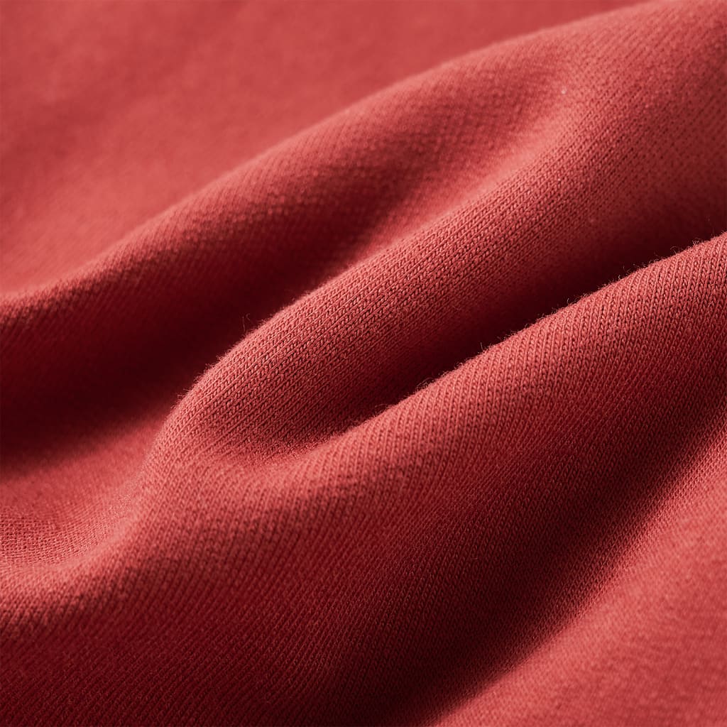 Kids' Hooded Sweatshirt Burnt Red 104