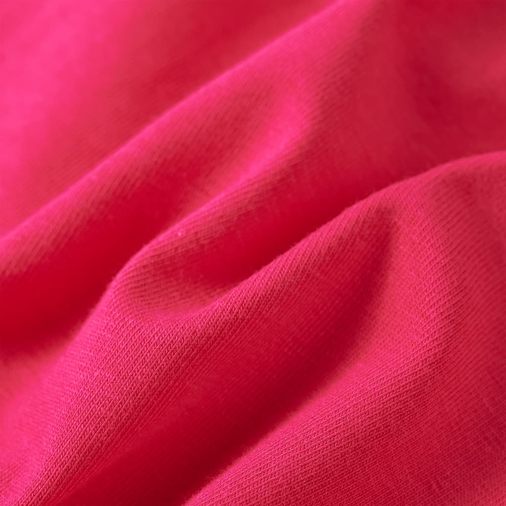 Kids' T-shirt with Long Sleeves Bright Pink 116