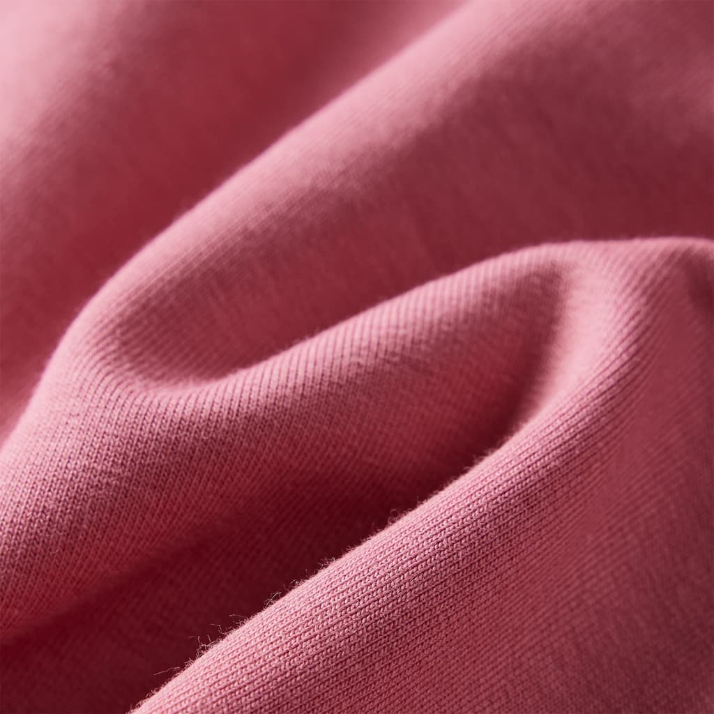 Kids' Sweatshirt Velvet Patchwork Raspberry 128