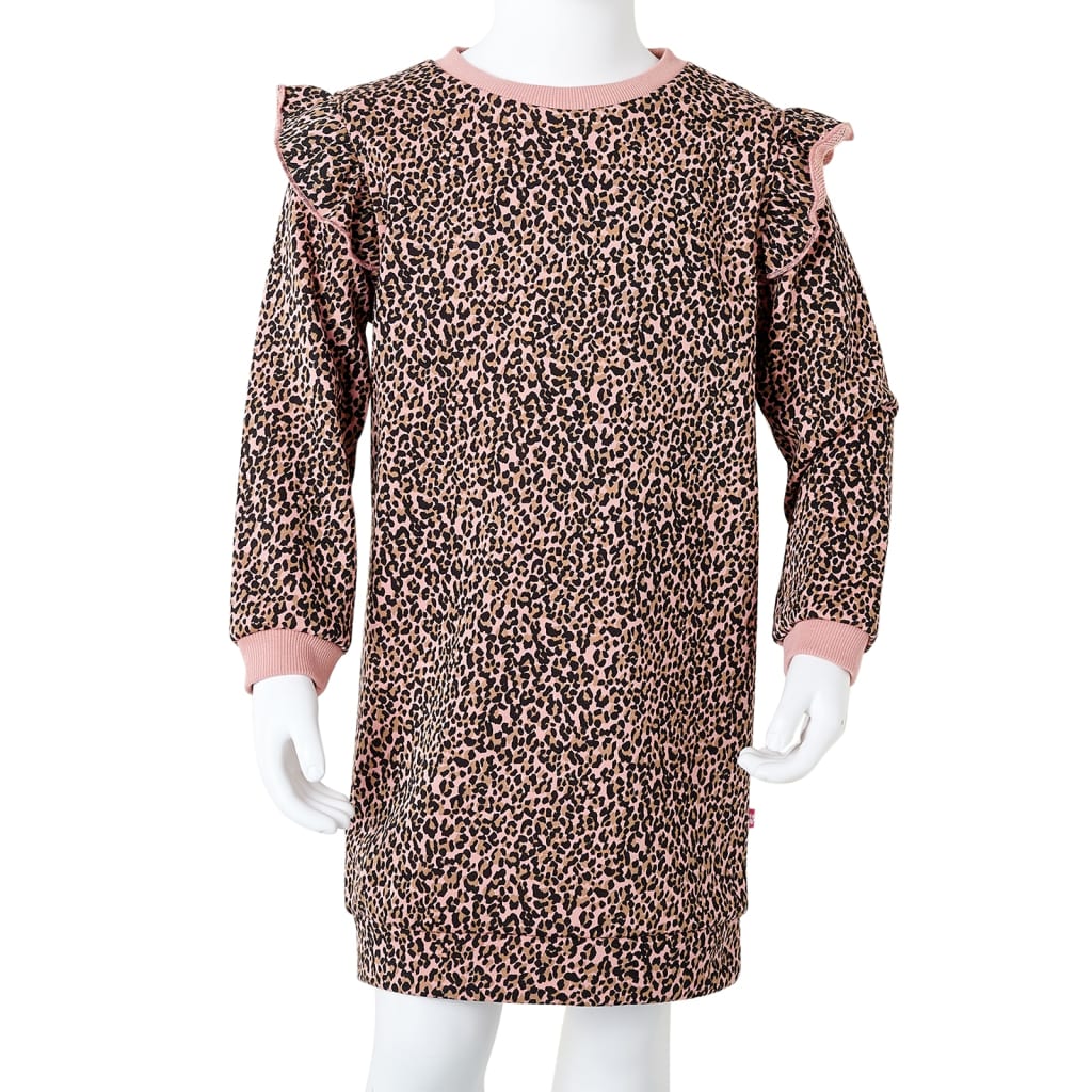 Kids'Sweatshirt Dress Medium Pink 116