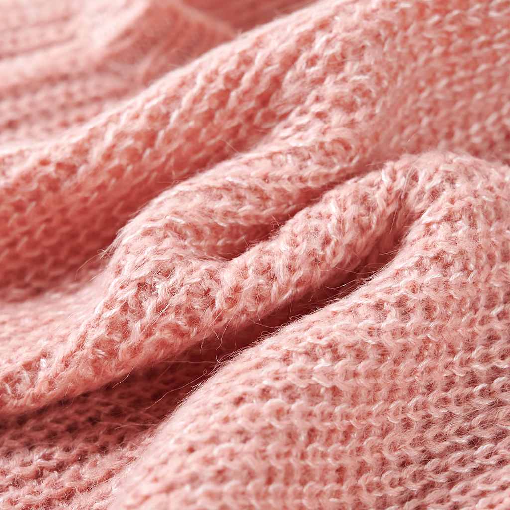 Kids' Sweater Vest Knitted Light Pink 92