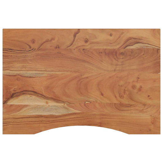 Desk Top 80x60x2.5 cm Rectangular Solid Wood Acacia