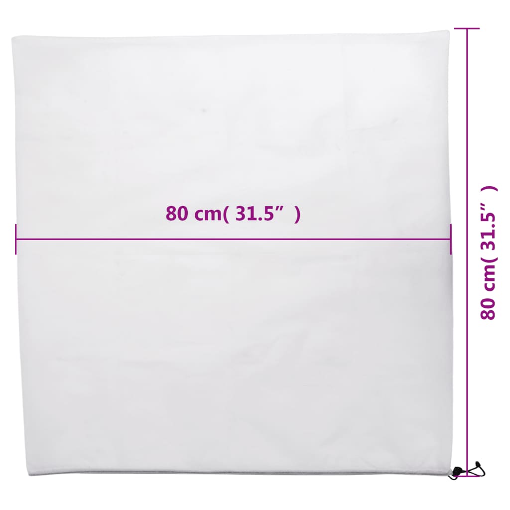 Plant Fleece Covers with Drawstring 8 pcs 70 g/m² 0.8x0.8 m