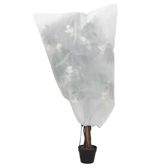 Plant Fleece Covers with Drawstring 8 pcs 70 g/m² 0,8x1 m