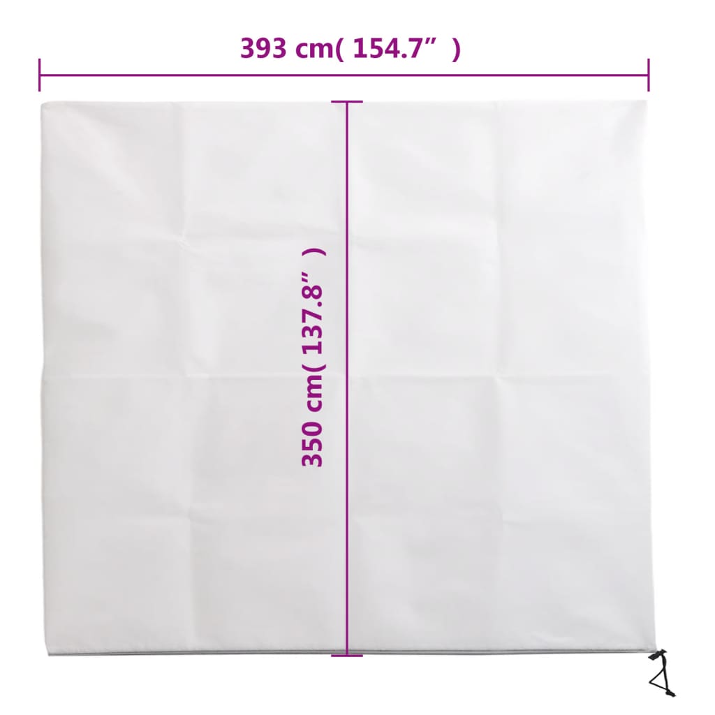 Plant Fleece Covers with Zip 2 pcs 70 g/m² 3.93x3.5 m