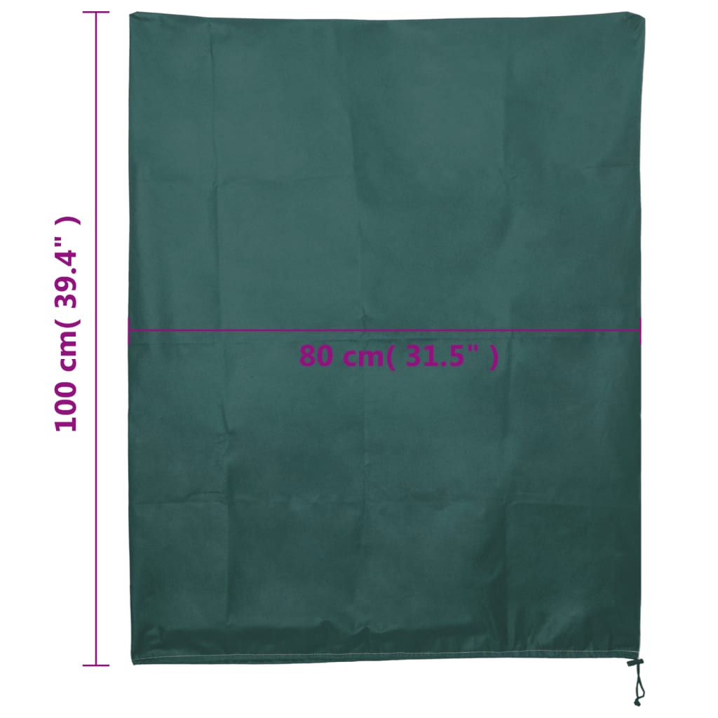 Plant Fleece Covers with Drawstring 8 pcs 70 g/m² 0,8x1 m